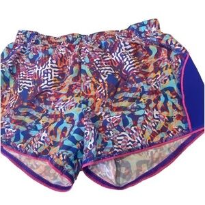REEBOK Girls Athletic Tribal Print Shorts